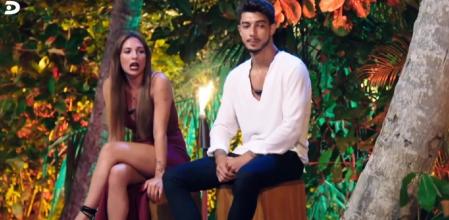 Álex y Marina en la hoguera final