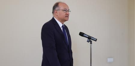 Joan Calabuig, ayer en su toma de posesión como presidente del Puerto de València