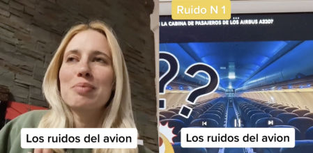 Una azafata explica qué es el "ruido de sierra" que hacen los aviones: "No panic"