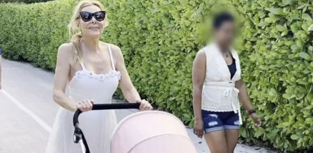 Ana Obregón captada por la prensa en Miami