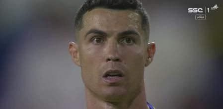 Cristiano Ronaldo durante el partido Copa