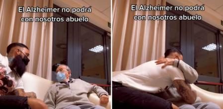 El creador de contenido Beardeduck y su abuelo