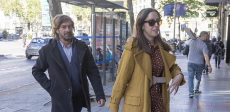 Judge Santiago Pedraz and Elena Hormigos in Madrid, 13 April 2023