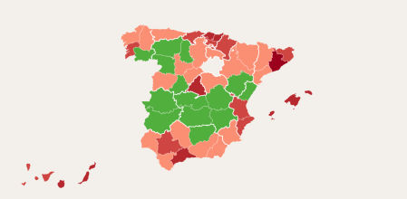 El esfuerzo es mayor en las zonas con más tensión en los precios