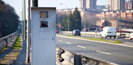 Un radar de carretera