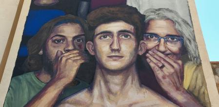 Mural 'Rumor' de Slim Art en Avià.