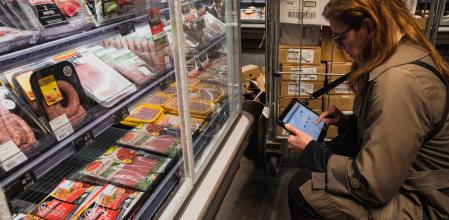Seguimiento de precios en un supermercado francés, el pasado abril
