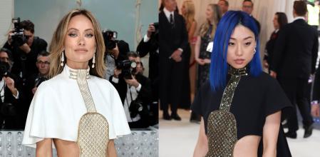 Olivia Wilde y Margaret Zhang coincidieron con el mismo vestido en la gala Met 2023.