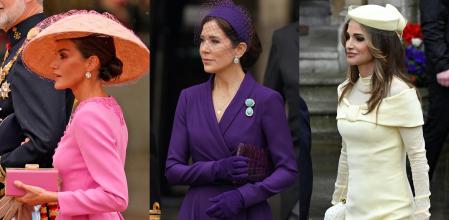 La reina Letizia, Mary de Dinamarca y Rania de Jordania en la coronación