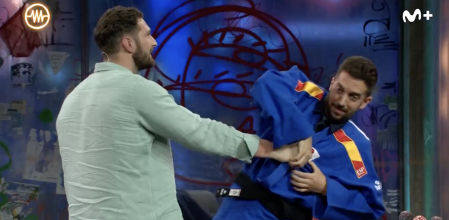El judoka Niko Shera pone en aprietos a Broncano en 'La Resistencia': “¡Tú no agarres nada!”