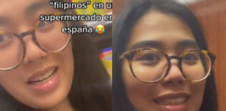 Bea paseando por un supermercado