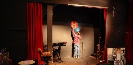 Aspecto de la sala Horiginal, en el actual bar La Rubia, este viernes