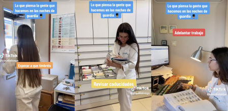 Una farmacéutica muestra lo que realmente hacen en la farmacia en las noches de guardia: "Muy real"