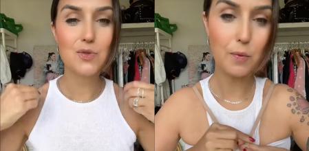 La tiktoket Pilar Ibáñez ha mostrado cómo camuflar los tirantes