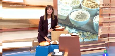 Mónica López actúa ante la alarma de incendios que ha saltado en pleno directo