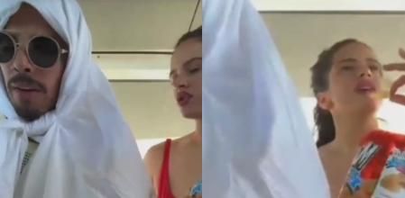 Rauw Alejandro y Rosalía discuten por unas aceitunas