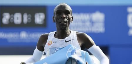 Eliud Kipchoge en la Maratón de Berlín 2022