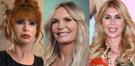 Yola, Malena y Yurena, no pasan desapercibidas en Atocha antes de poner rumbo a Sevilla