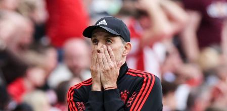 El entrenador del Bayern, Thomas Tuchel, durante el partido ante el Leipzig en Munich