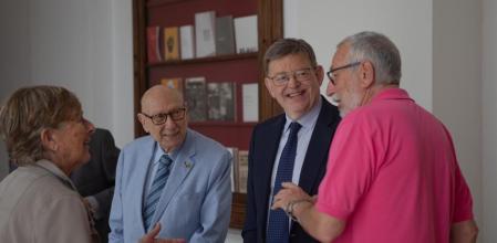 Ximo Puig ayer explicando sus medidas para las personas mayores de la Comunidad Valenciana
