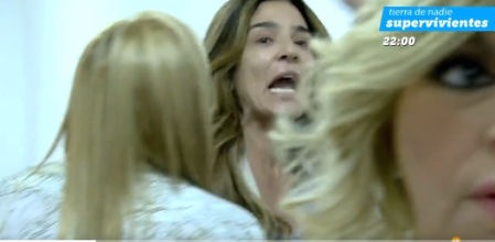 Raquel Bollo perdiendo los papeles en Mediaset