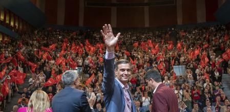 Sánchez, en un mitin en Santander