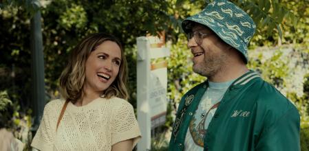 Rose Byrne y Seth Rogen se reencuentran tras las películas de 'Malditos vecinos'.