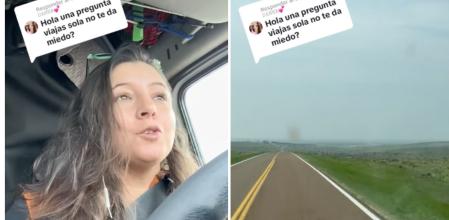 Trotavan hablando con sus seguidores en su autocaravana