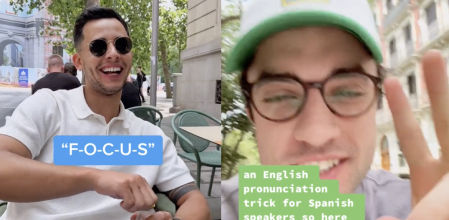 “Enseña un truco para que los españoles que hablan inglés suenen como norteamericanos nativos: ”Necesito más vídeos“”