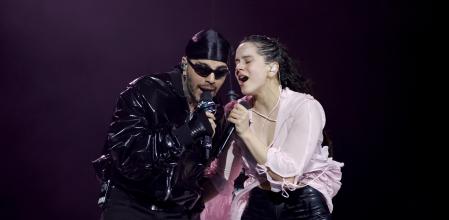 Rauw Alejandro y Rosalía en Coachella