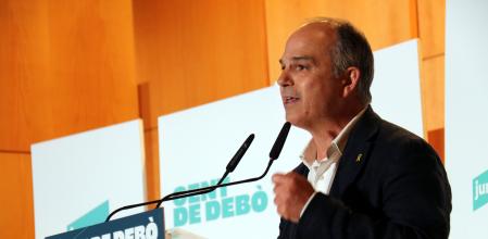 Jordi Turull, este jueves en el mitin de JxCat en Vic