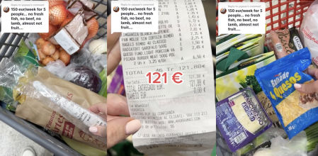 Una estadounidense explica lo que gasta en el súper en España para una familia de cinco: "No me quejo de los precios"
