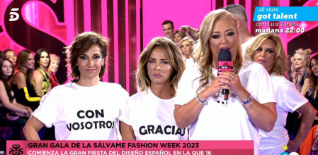 El inicio de 'Sálvame Fashion Week' ha estado marcado por el adiós del programa