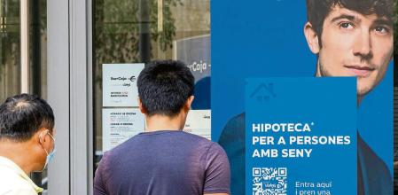 Cartel relacionado con Hipotecas.