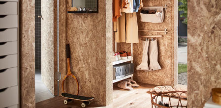 Soluciones de almacenaje para el recibidor.