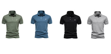 AIOPESON - Polo de algodón 100%