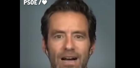 Imagen del vídeo del PSOE en el que acusa al PP de querer para España un proyecto basado en 
