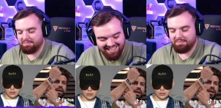 Ibai Llanos reacciona a la canción de Shakira y Bizarrap cantada por Piqué