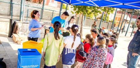 Escolares en uno de los talleres