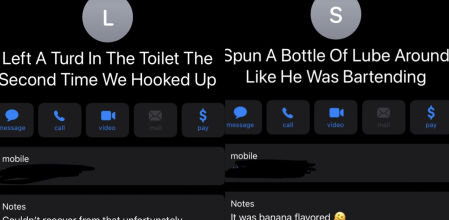 Cambia el nombre de contacto de los chicos con los que ha estado por el defecto que le hizo dejarlos: “Gritaba a su madre”