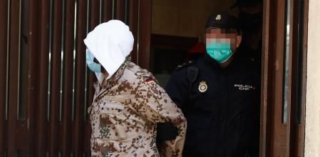 Rafael Amargo, en el momento de su detención