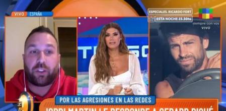 El periodista Jordi Martín en una intervención televisiva