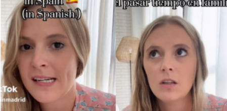 Emily ha sorprendido a sus seguidores con su castellano casi perfecto