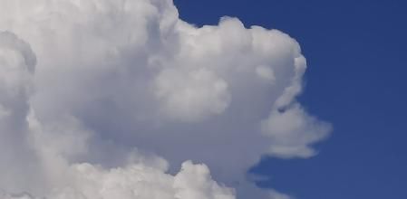 Nube con forma de perro.