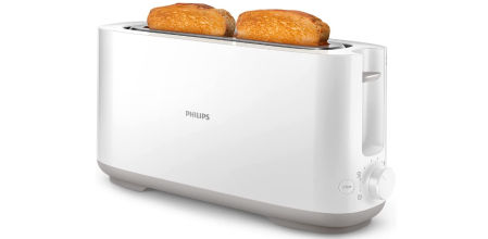 Tostadora Philips Daily de ranura larga.