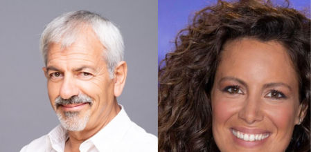 Carlos Sobera y Laura Madrueño, presentadores de la gala de este martes