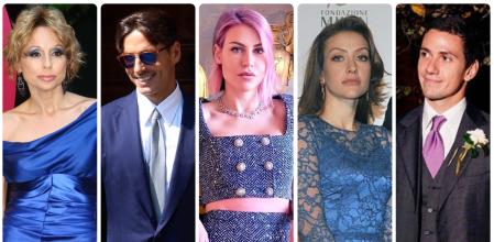 Marina, Pier Silvio, Bárbara, Eleonora y Luigi, los cinco hijos que Berlusconi tuvo con Carla Elvira Lucia Dall'Oglio y Verónica Lario.