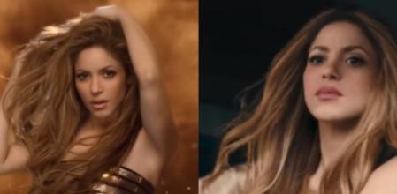 Shakira en un anunciado grabado en Barcelona