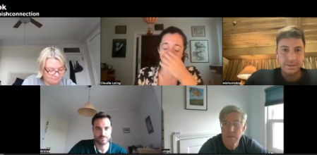 El divertido momento de la clase online