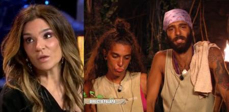 Raquel Bollo con sus hijos Alma y Manuel